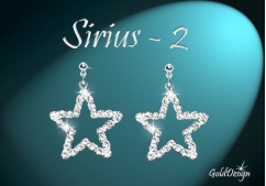 Sirius II. - náušnice stříbřené